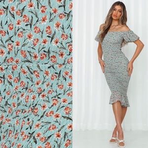 💚 BRAND NEW DEEP FEELS MIDI DRESS GREEN